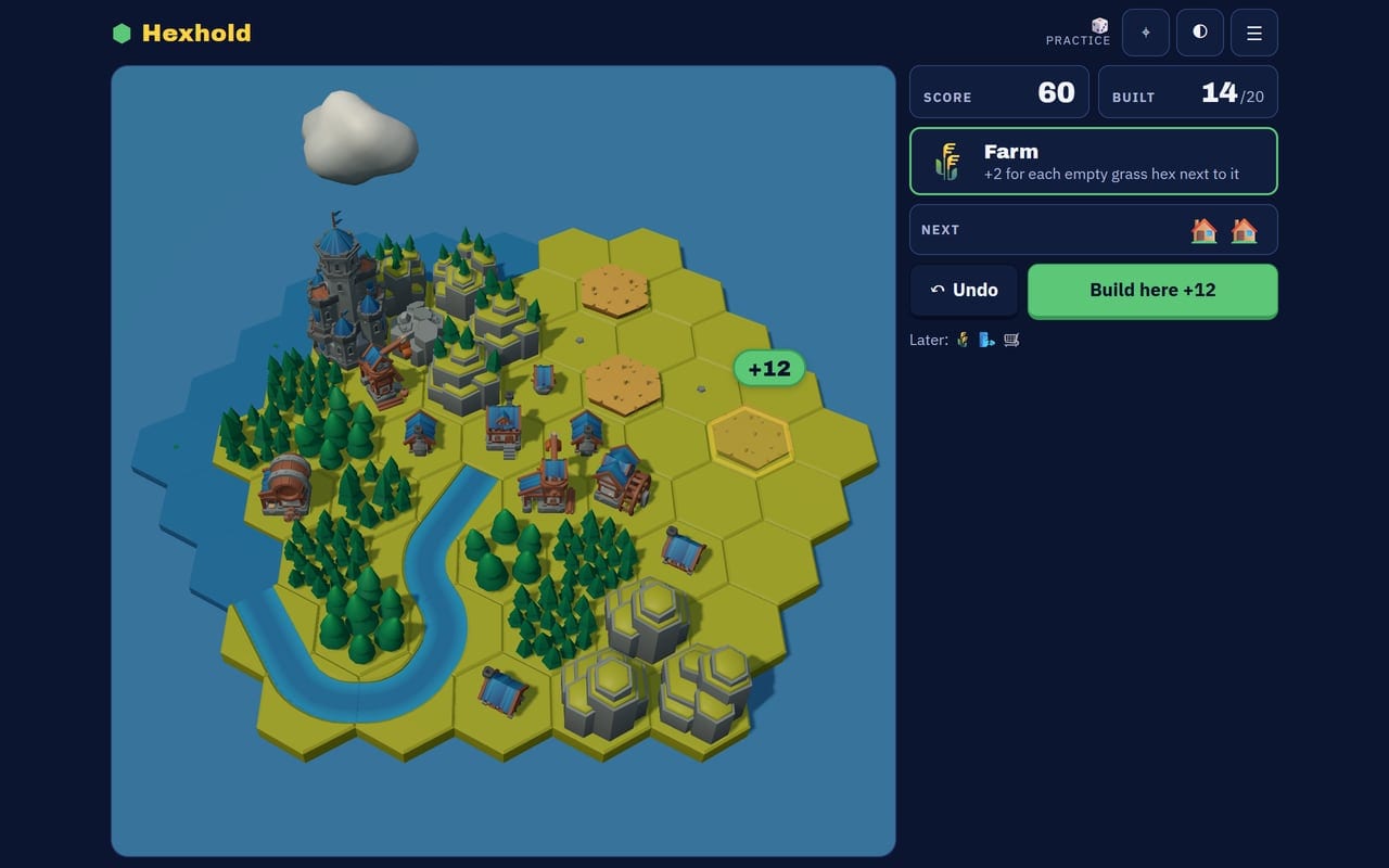 Screenshot of Hexhold
